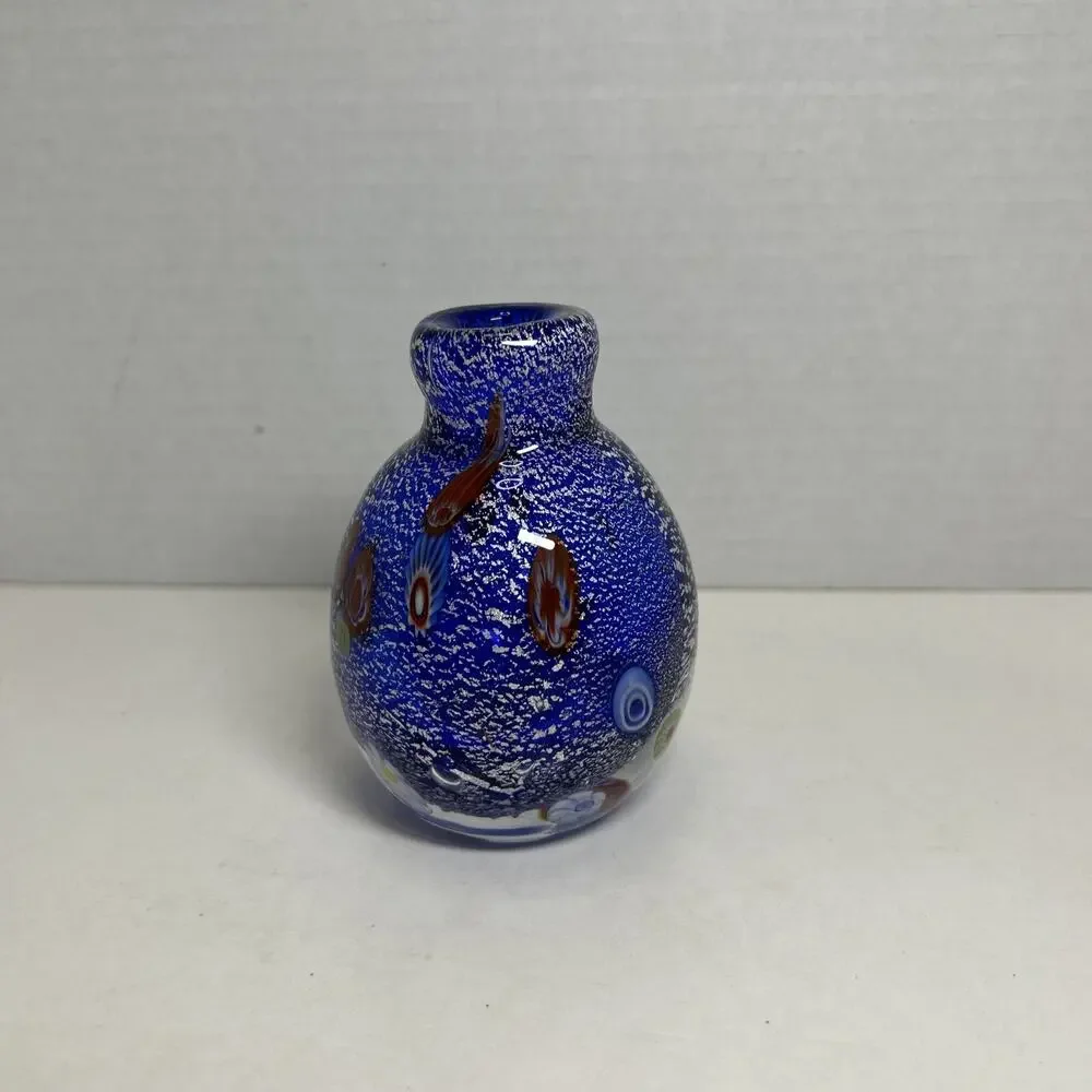 Robert William Art Glass Blue 4